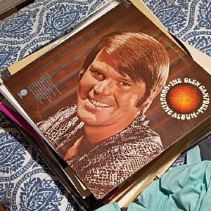 The Goodtime Album by Glen Campbell - Brown Vinyl Record